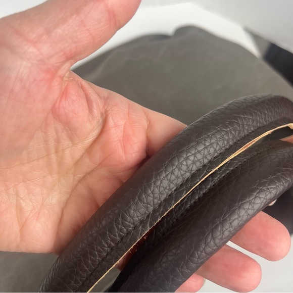 Grace Callie designs GENOVA bag in army green canvas w/leather trim-EUC - Picture 12 of 16